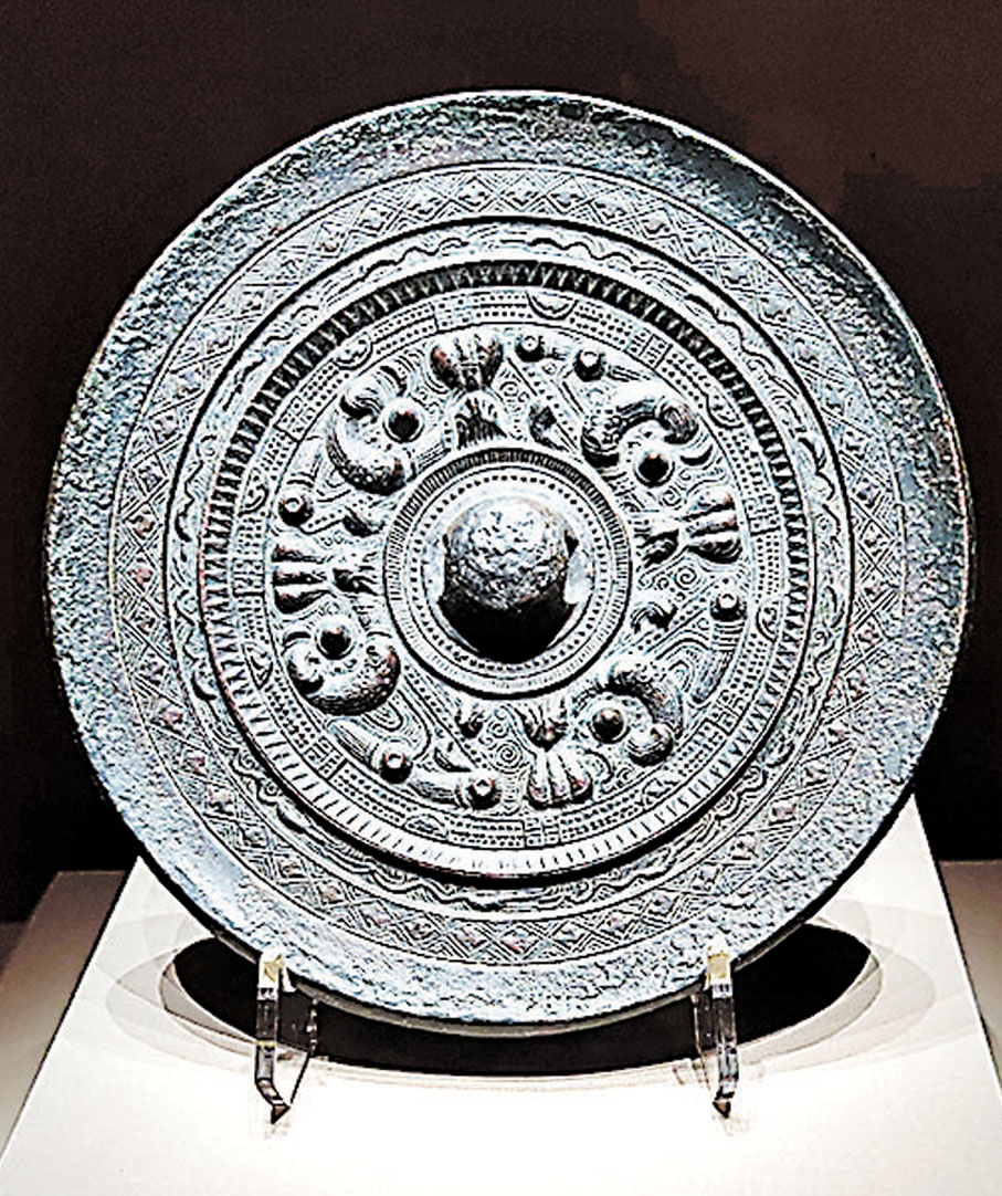 ◆鼉龍鏡。日本 古墳時代中期（公元4世紀）