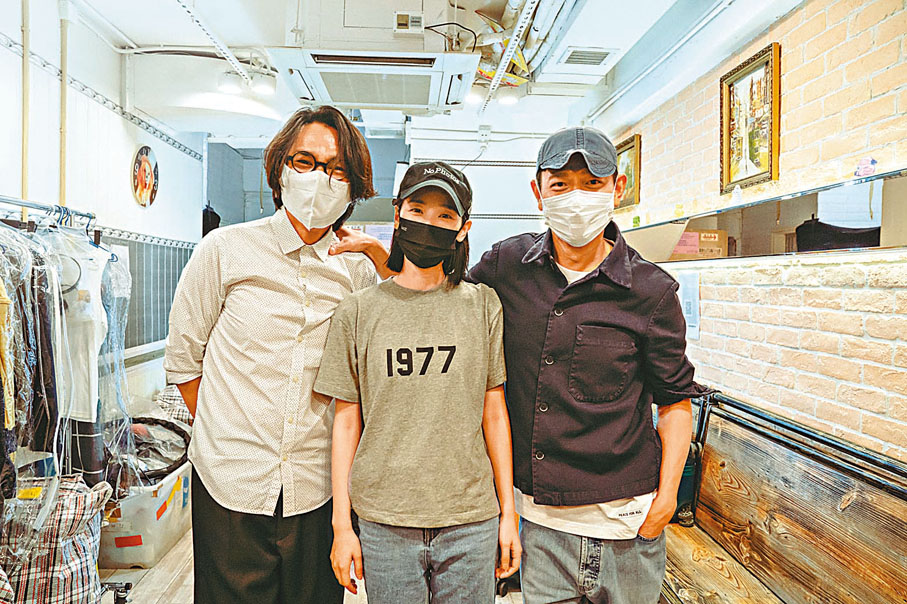 ◆左起:林家棟、劉雅瑟及劉德華在新片中合作。