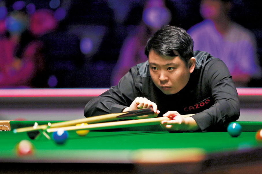 ◆張安達在比賽中。資料圖片