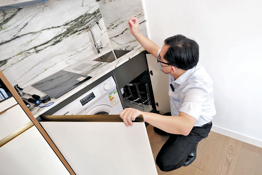◆驗樓時首先一定要檢查廚房的來去水情況。