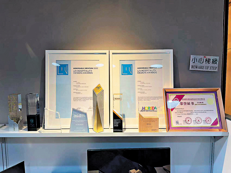 ◆徐志劍的團隊已獲得多個本港、內地和外國的設計獎項。 張岳悅 攝