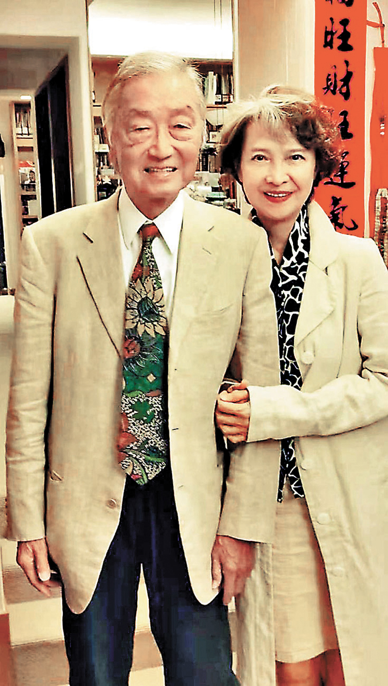 ◆ 張正甫和蕭芳芳結婚42年，一直相當恩愛。