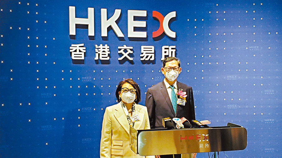 ◆ 陳德霖（右）指匯德收購將聚焦大中華地區金融服務及科技領域公司。 岑健樂 攝