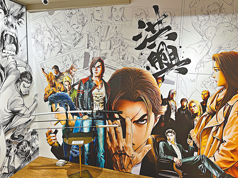 ◆藝術家Chino Lam為展覽毛筆題字。