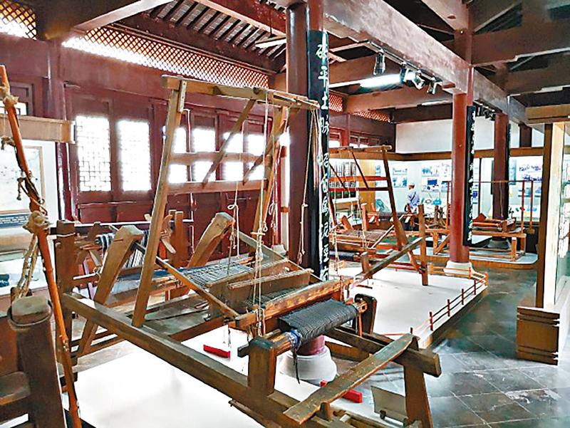 ◆黃道婆紀念館一隅。 作者供圖