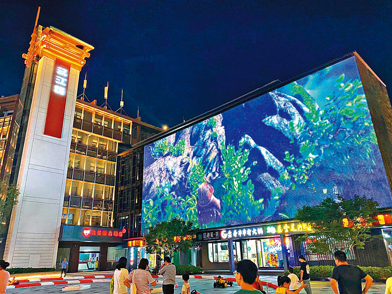 ◆住在常州的德國人經常光顧的漢江路國際風情街。香港文匯報記者陳旻  攝