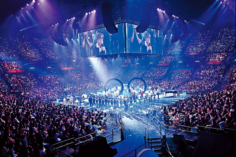 ◆林家謙紅館騷前晚順利開鑼。