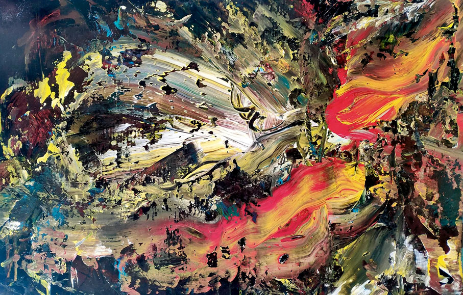 ◆馨茗畫作《雲》