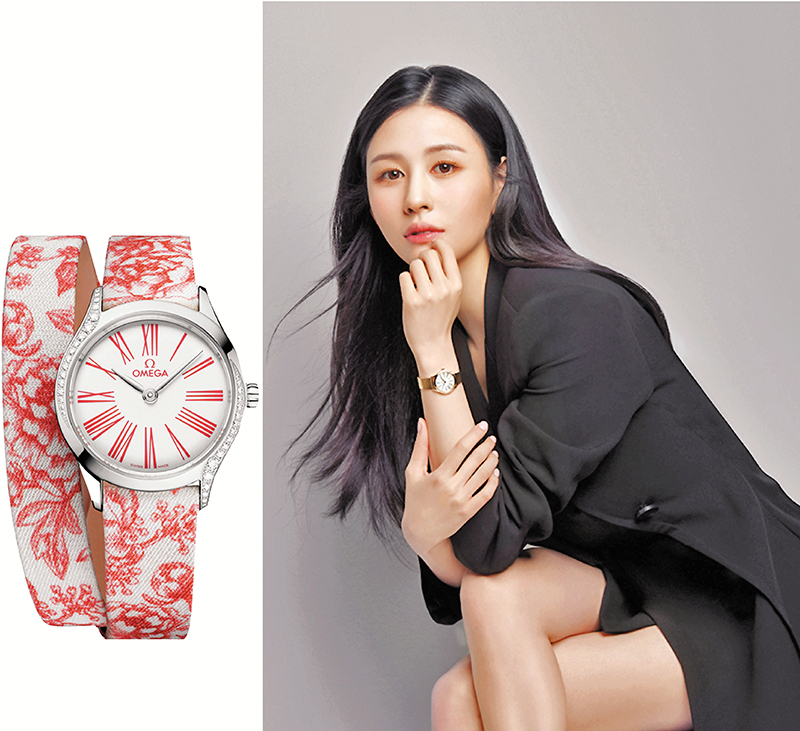 ◆沈月(Ayla)加盟歐米茄香港的大家庭，親身演繹品牌的最新設計。