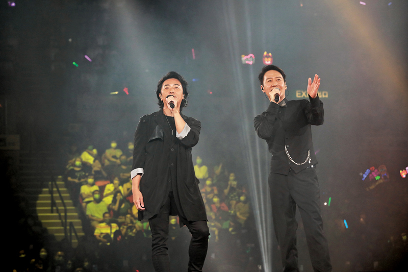 ◆鄭伊健是容祖兒的「師兄」。資料圖片