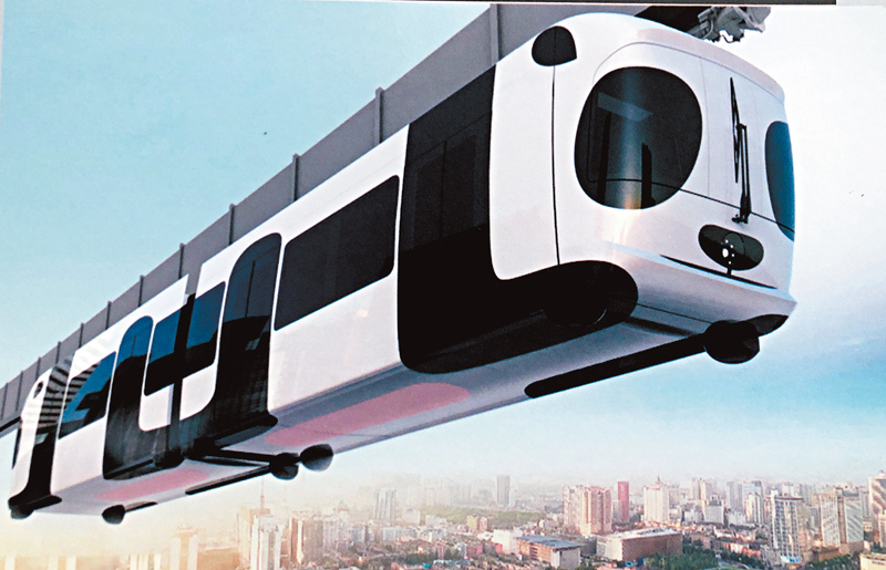 ◆空鐵列車。受訪者供圖