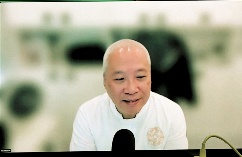 ◆ 奧馬迪機器人公司行政總裁李偉民表示，如果全程使用建築機械人，建屋流程預計可以快5至8倍。