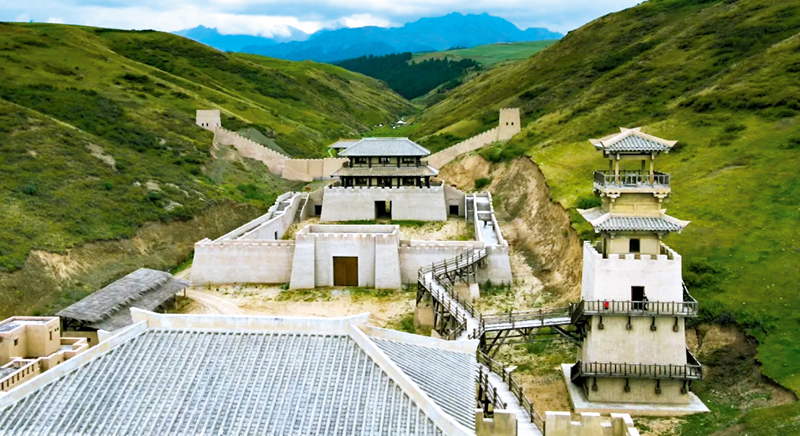 ◆漢代疏勒城遺址景點。