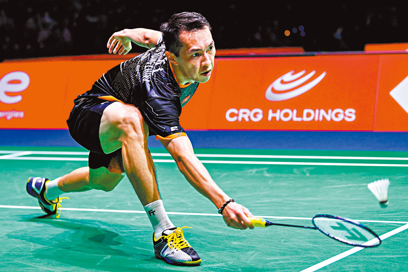 ◆伍家朗再進一步。  法新社