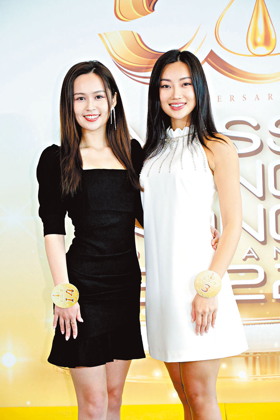 ◆ 梁超怡（左）與陳瑞菱都是被看好的海外佳麗。