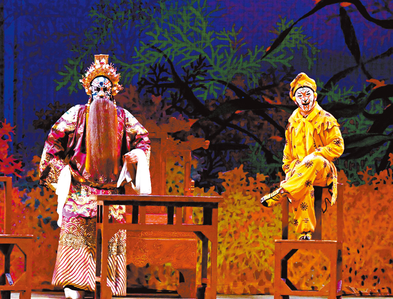 ◆孫悟空向龍王借兵器。