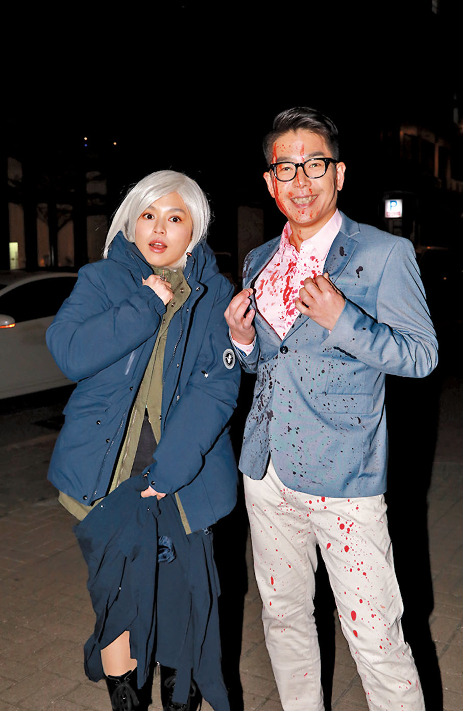 ◆蘇麗珊和林曉峰拍攝《失衡凶間》。