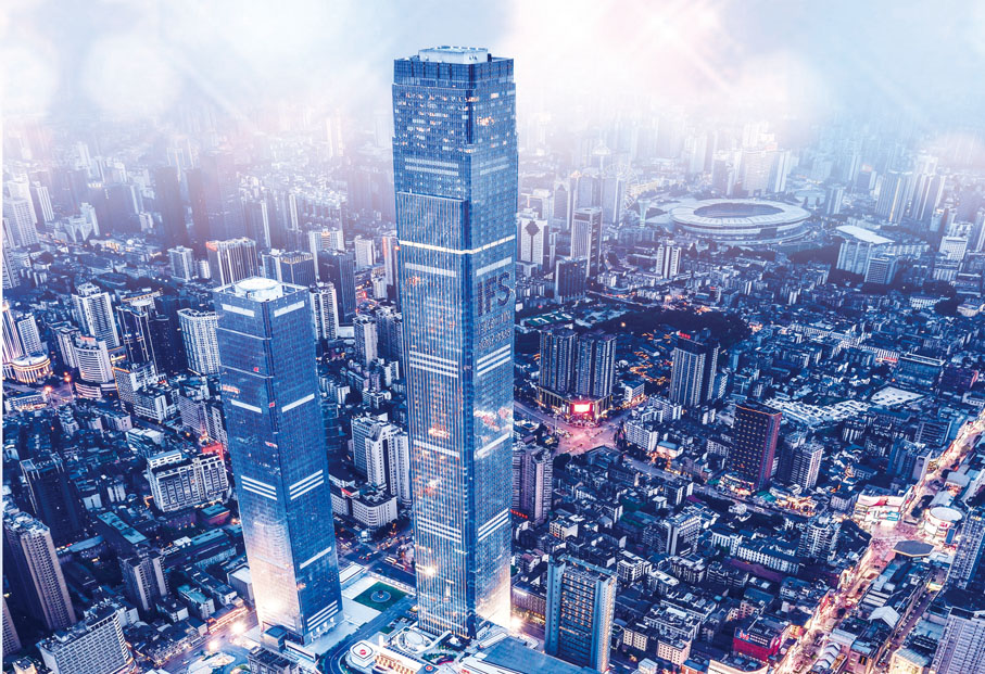 ◆ 由九龍倉集團投資建設的IFS國金中心已成為網紅長沙的新地標、長港合作的亮麗名片。