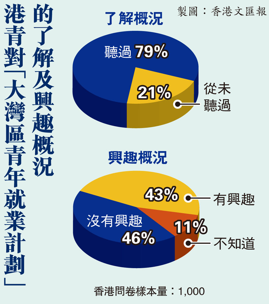 港青赴灣區內地城市發展意願增 香港文匯報