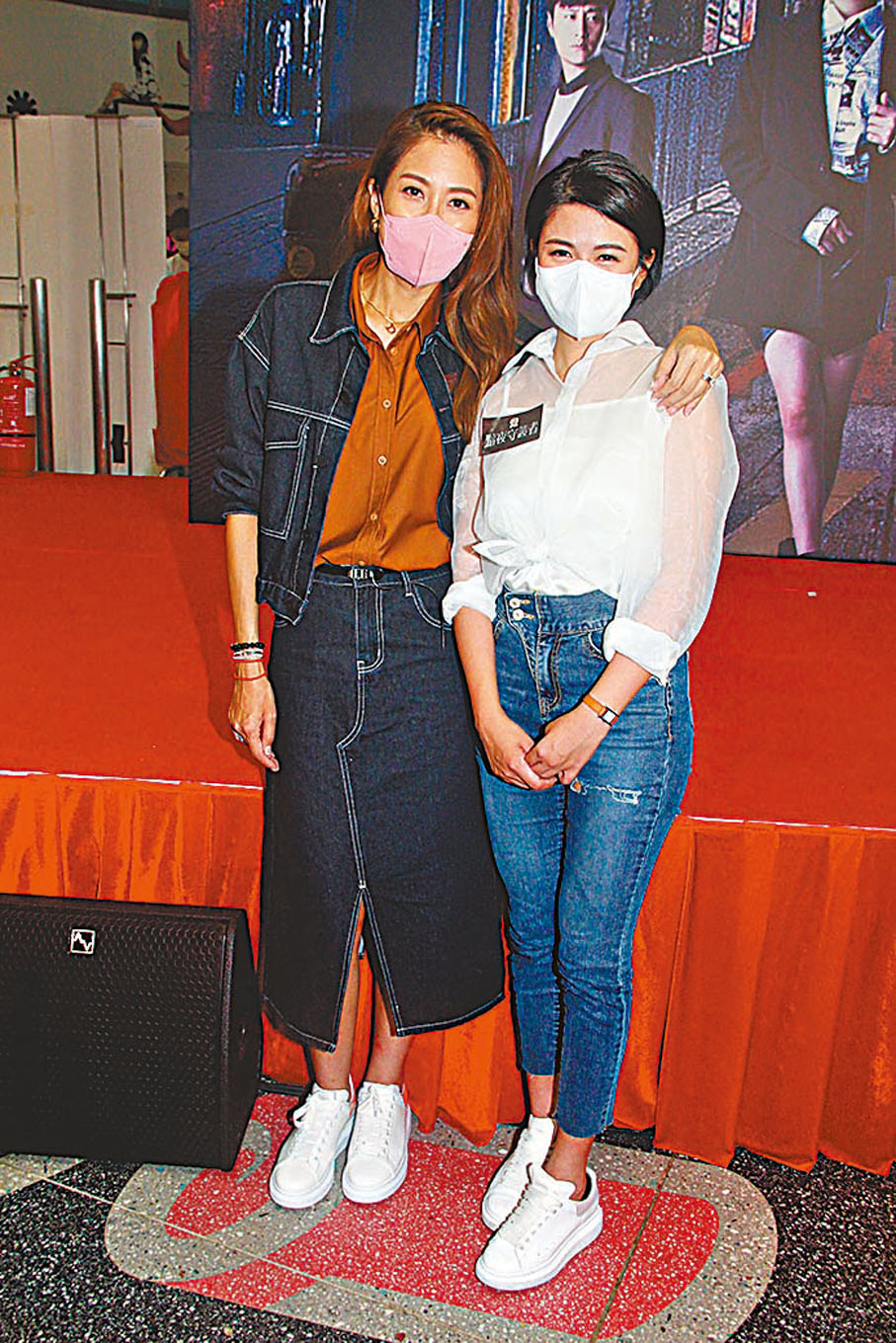 ◆陳敏之（左）不介意跟江嘉敏合演母女。