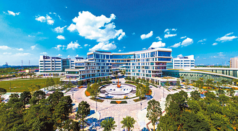 ◆港科大（廣州）校園實景。   受訪者供圖