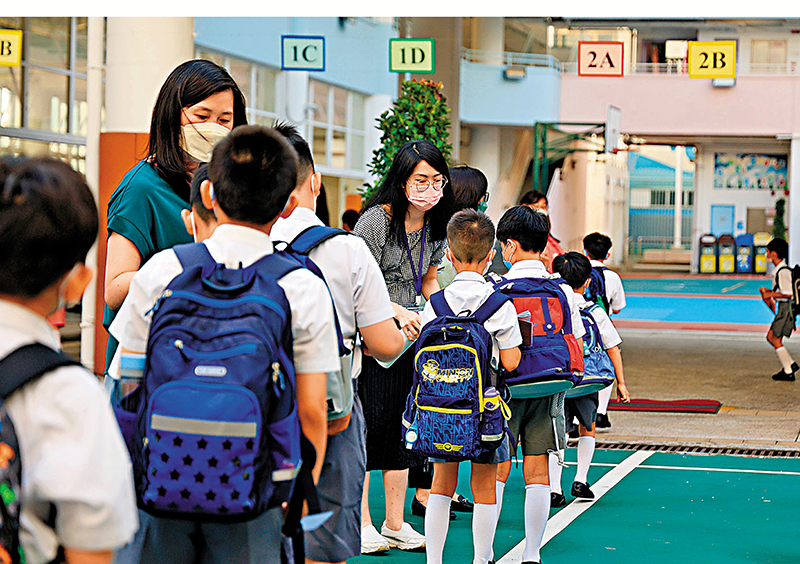 ◆昨為開學第二日，有237間學校共呈報337宗個案，涉及264名學生和73名教職員。資料圖片