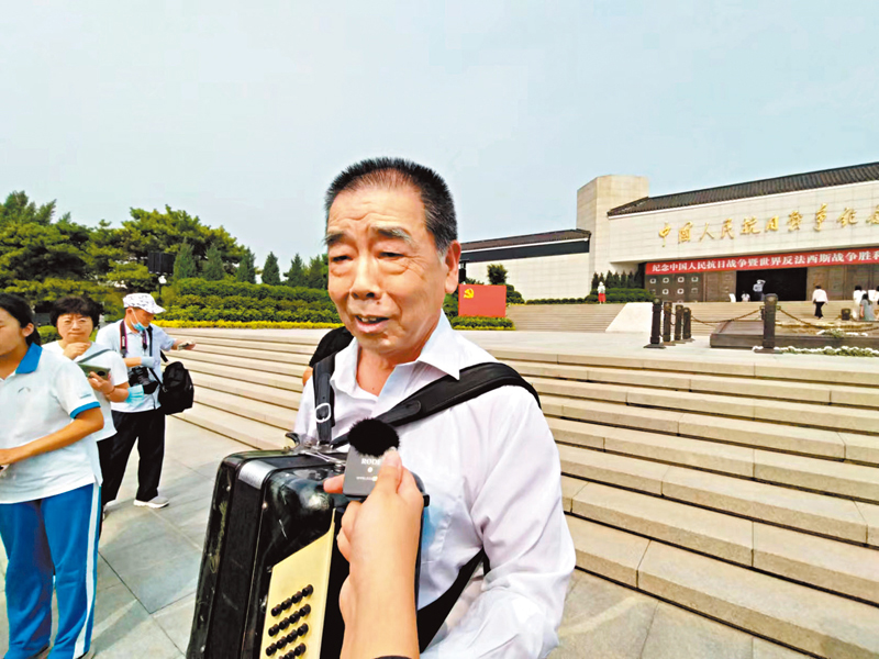 ◆紅軍後人劉建新。香 港文匯報記者馬曉芳 攝