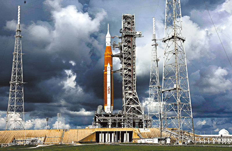 ◆「太空發射系統」再度因技術問題押後發射。 路透社