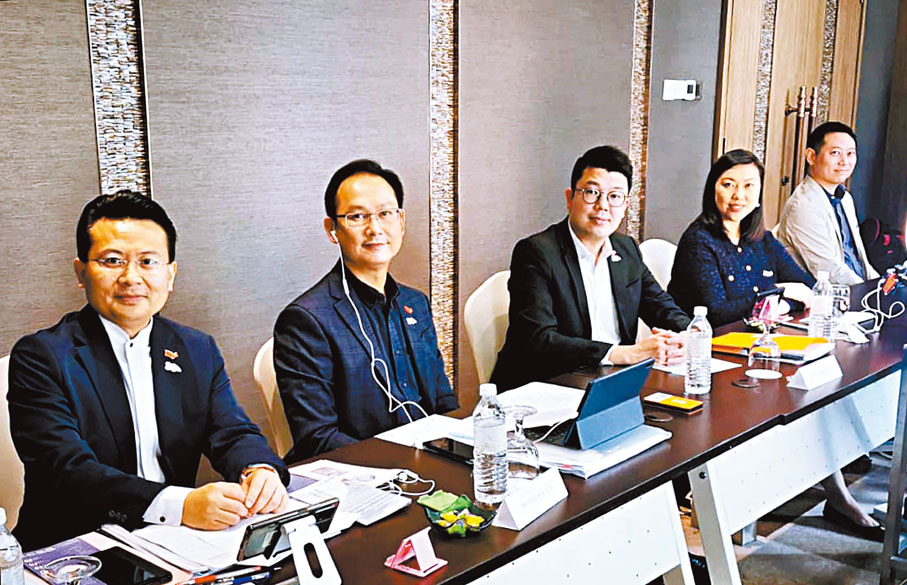 ◆民建聯星馬團成員合照。民建聯供圖