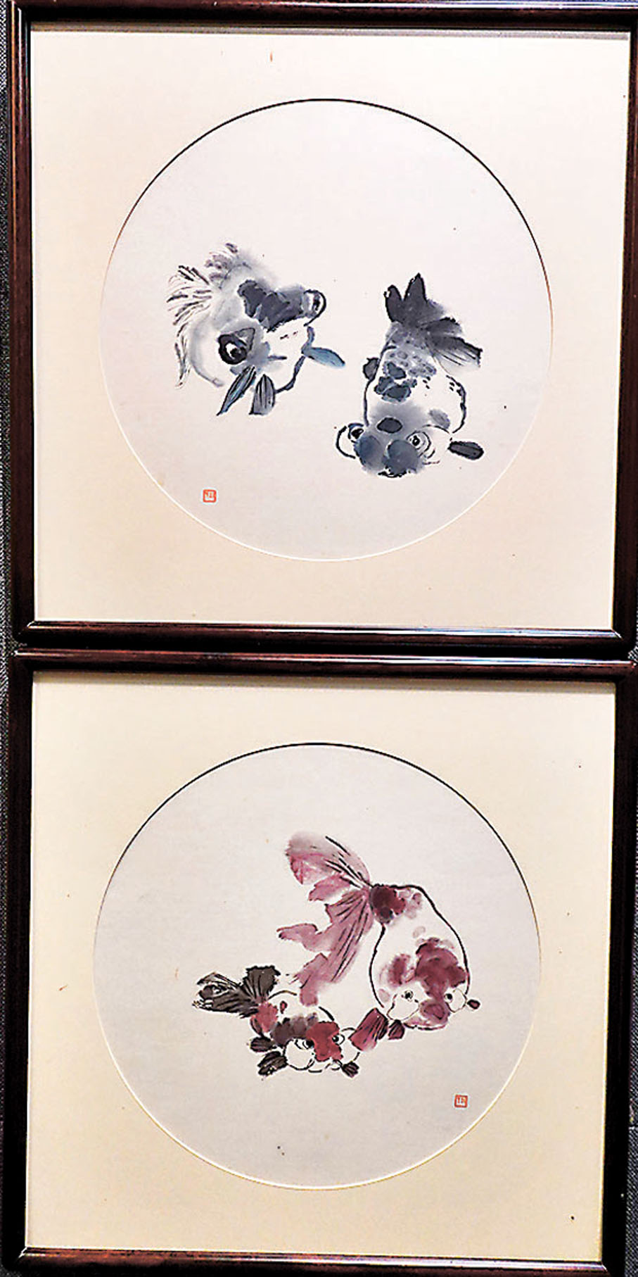 ◆容藝文《伴》（上）、《依》（下）