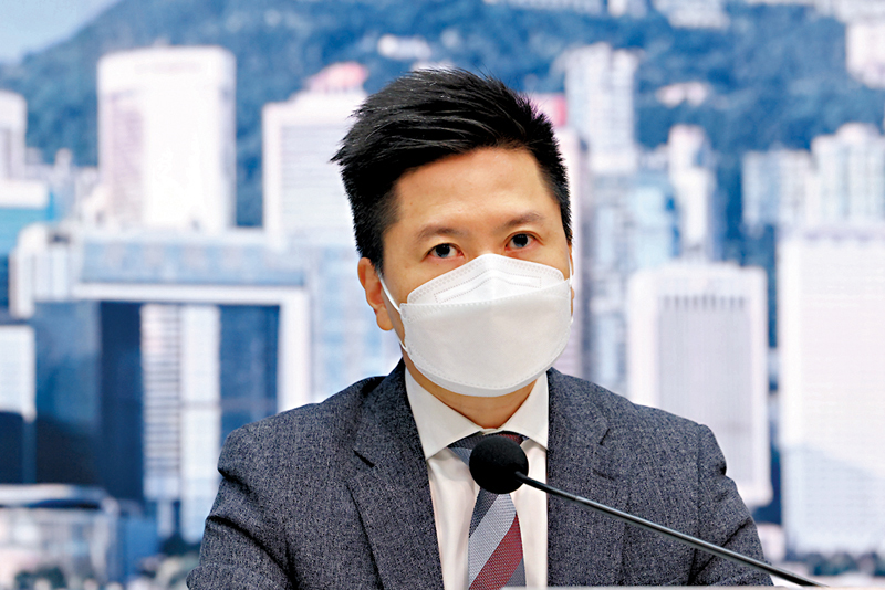 ◆衞生防護中心總監徐樂堅指出，在發現首宗猴痘個案之前，香港已作出一系列準備預案。 中通社