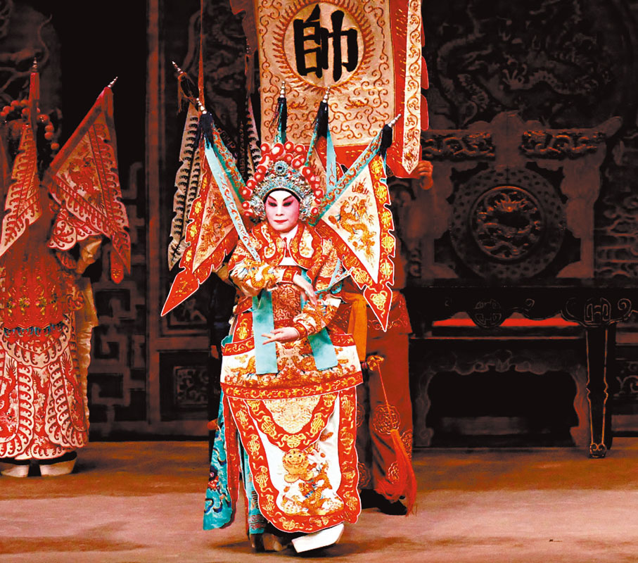 ◆衛駿輝演八面威風的元帥。