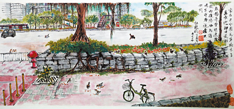 ◆杜Sir 2017年重拾畫筆之作。