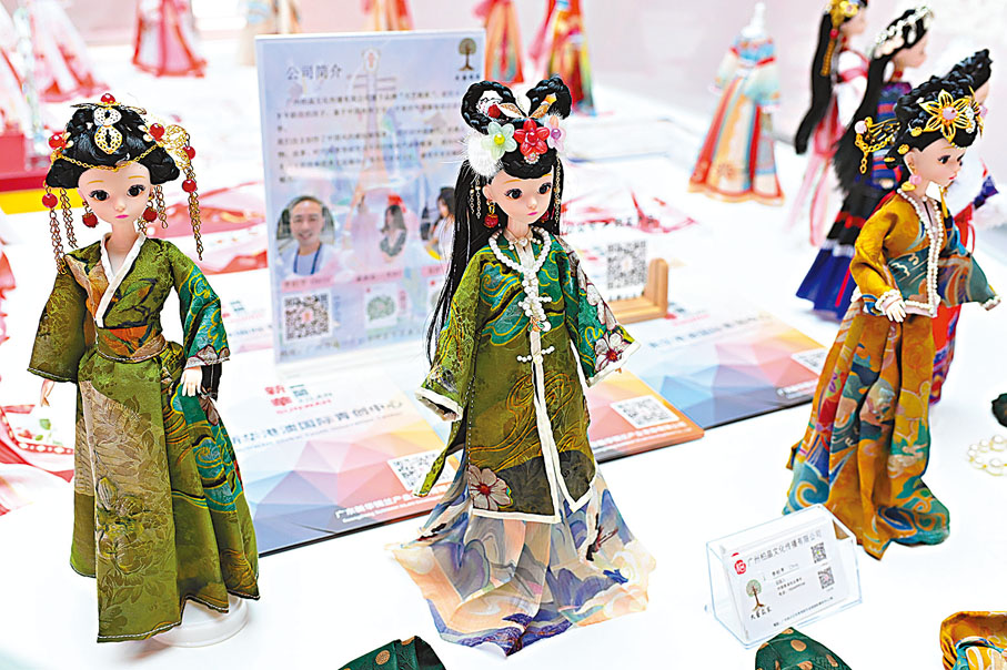 ◆漢服娃娃編織着中國潮玩夢。