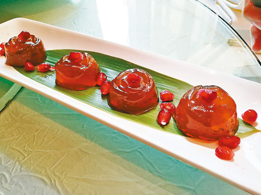 ◆花膠話梅鹹桔水晶凍