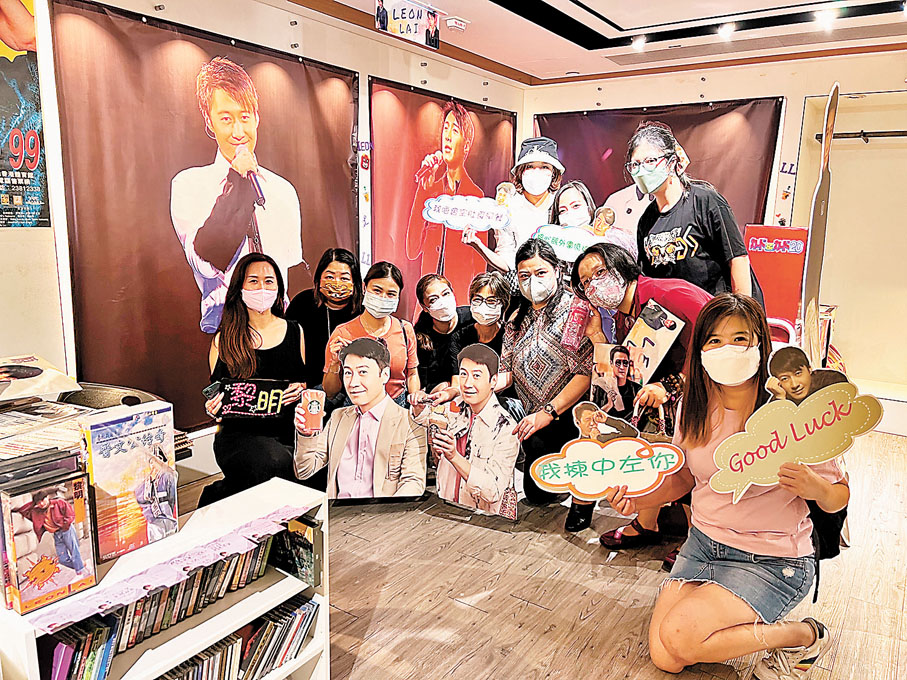 ◆黎明粉絲到場朝聖打卡。