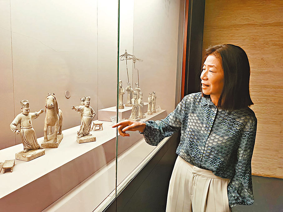 ◆「明朱檀墓出土文物精品展」策劃者、山東博物館典藏部蔣群。