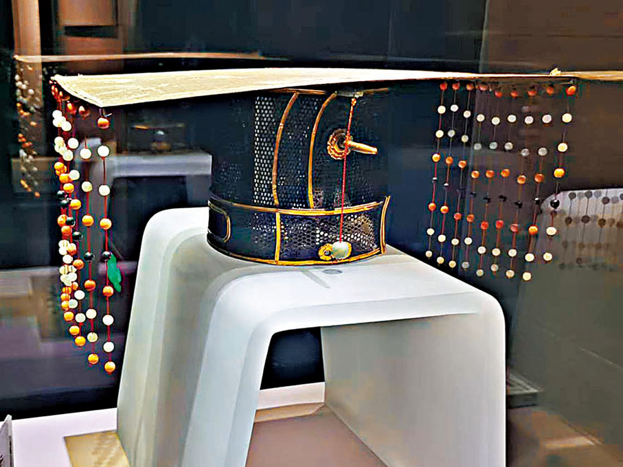 ◆山東博物館十大鎮館之寶之一九旒冕。