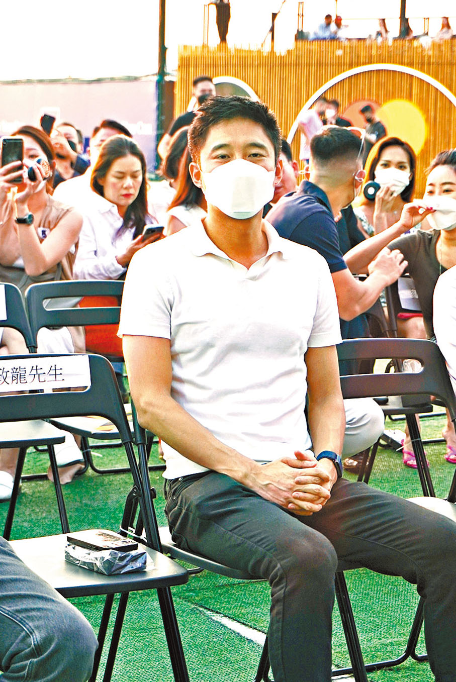 ◆霍啟山是座上客之一。