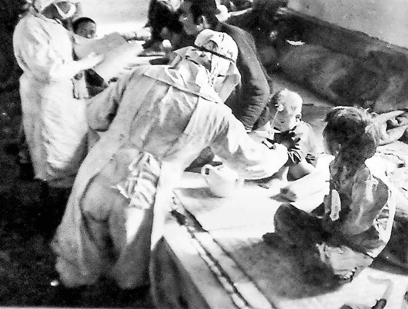 ◆731部隊當時進行了細菌武器試驗的殘酷暴行。 資料圖片