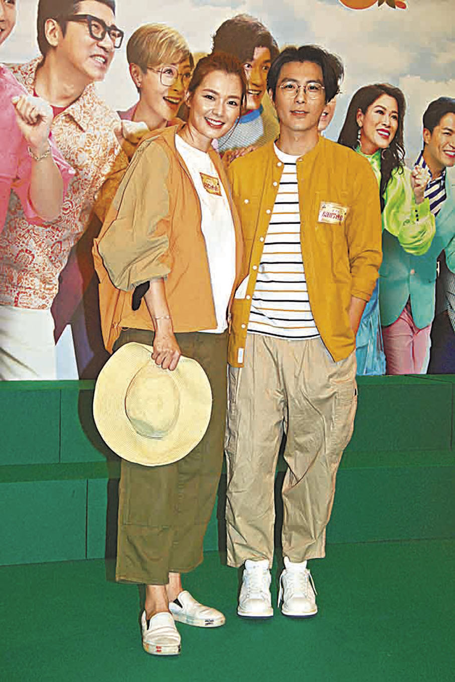 ◆ 張景淳與呂慧儀「夫妻」合照。