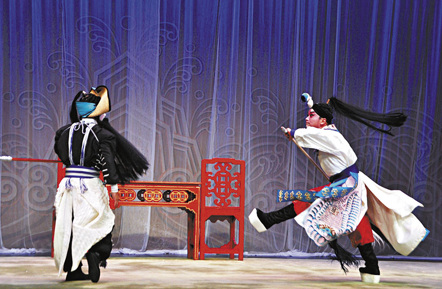 ◆詹浩鋒演出《蘆花蕩》。