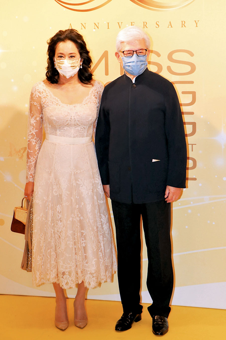 ◆朱玲玲及老公羅康瑞。