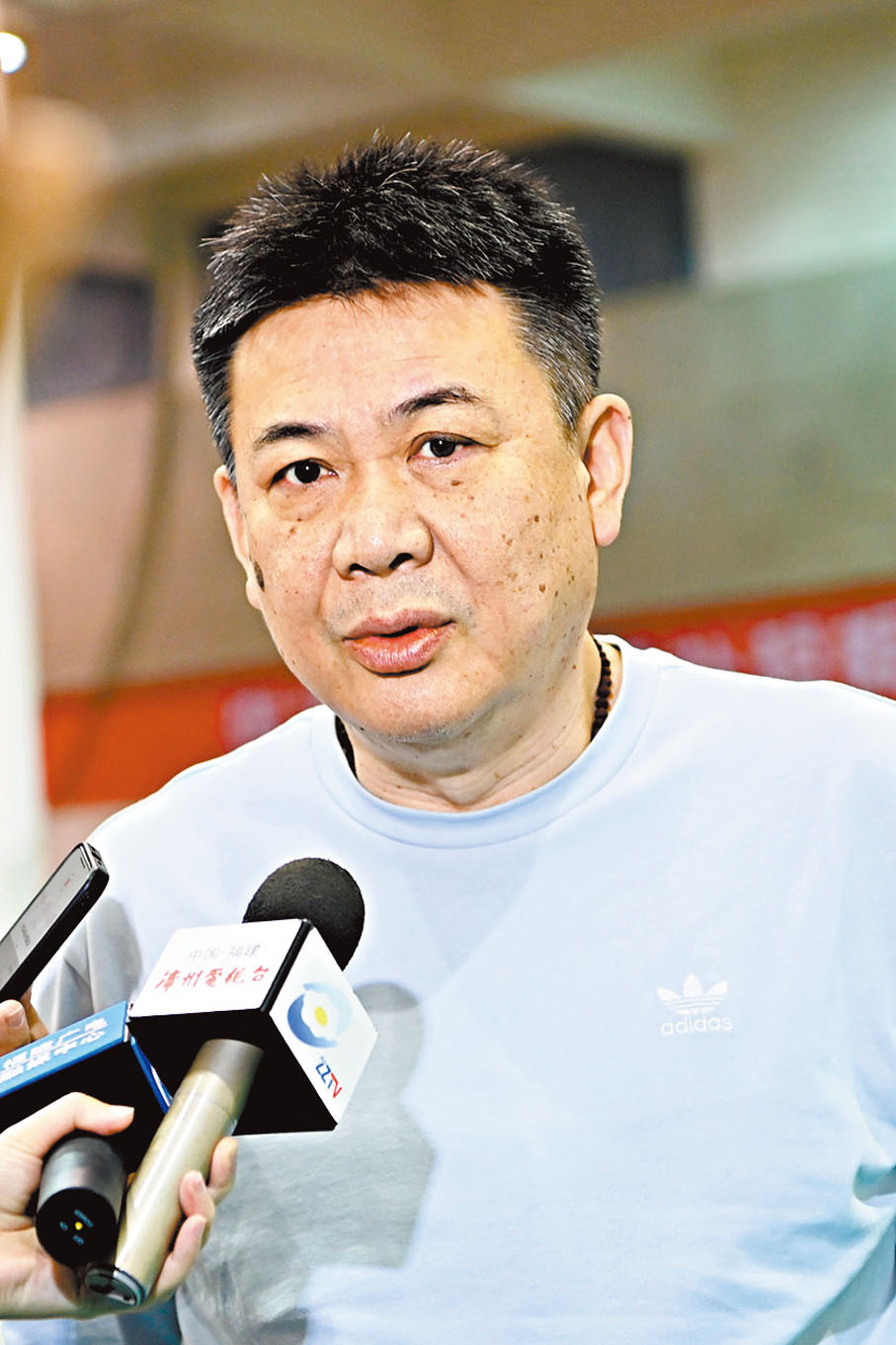 ◆主教練蔡斌滿意球員表現。  中新社