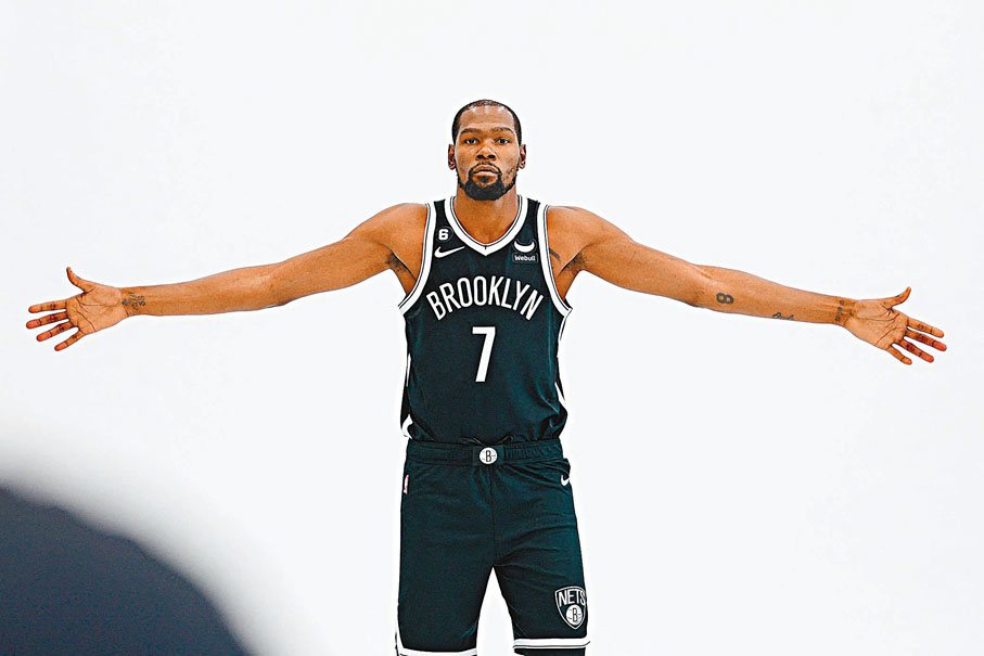 ◆杜蘭特出席媒體日活動。  路透社