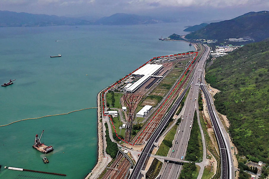 ◆港鐵小蠔灣車廠項目將推出規模達1,400伙的住宅發展項目。 資料圖片