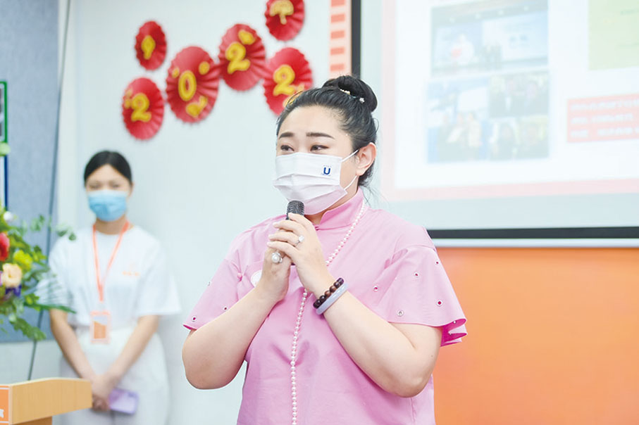 ◆ 孫悅表示，香港熹熹公寓致力於為來港內地留學生提供優質居住環境。