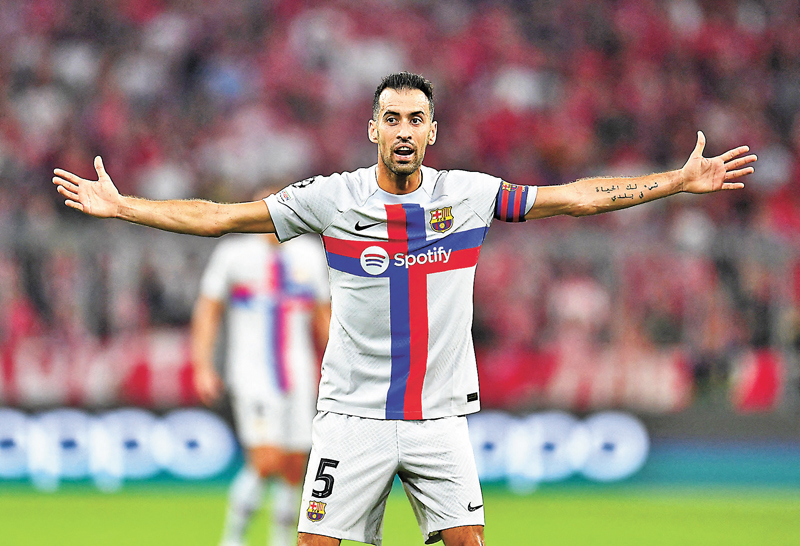 ◆布斯基斯的高額薪金對巴塞財政威脅甚大。  路透社