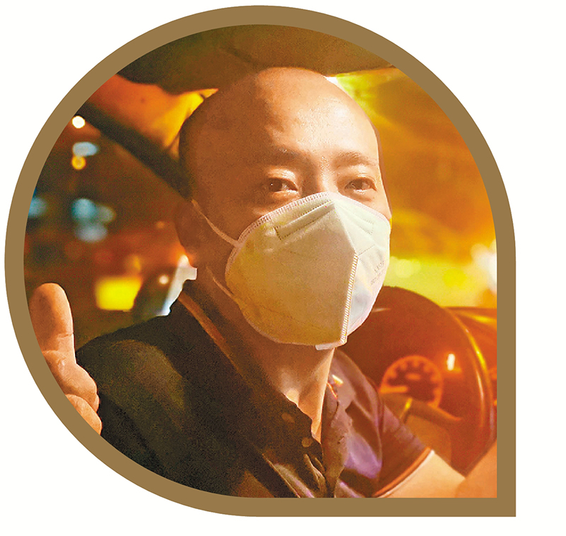 任鶴雲（兼職網約車司機）香港文匯報記者張帥  攝