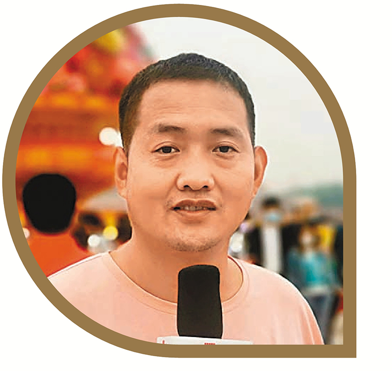 楊廣（中年軍事迷）香港文匯報記者張帥  攝